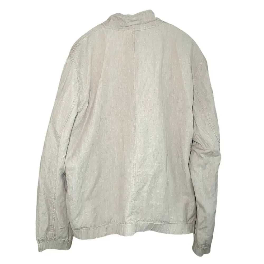 Beige Banana Republic - Bomber Jacket - Size XL